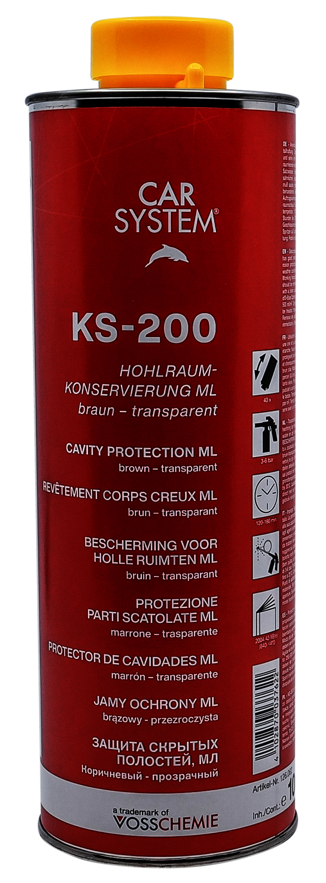 KS - 200  HÅLRUMSKONSERVERING BRUN/TRANSP 1L